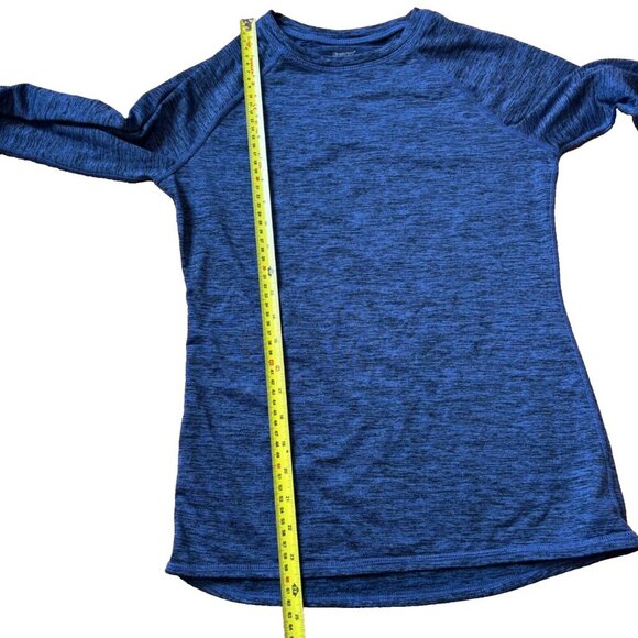 CUDDLDUDS CLIMATE RIGHT BLUE FLEECE BASE LAYER TOP w/THUMBHOLES SMALL S - Picture 5 of 5